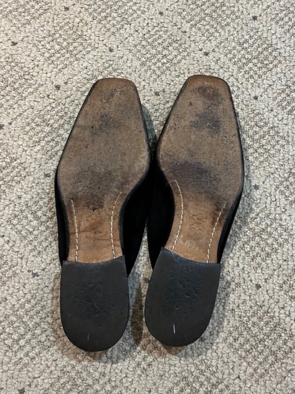 JIMMY CHOO Archive Slide Suede Leather Mules. - Picture 8 of 11